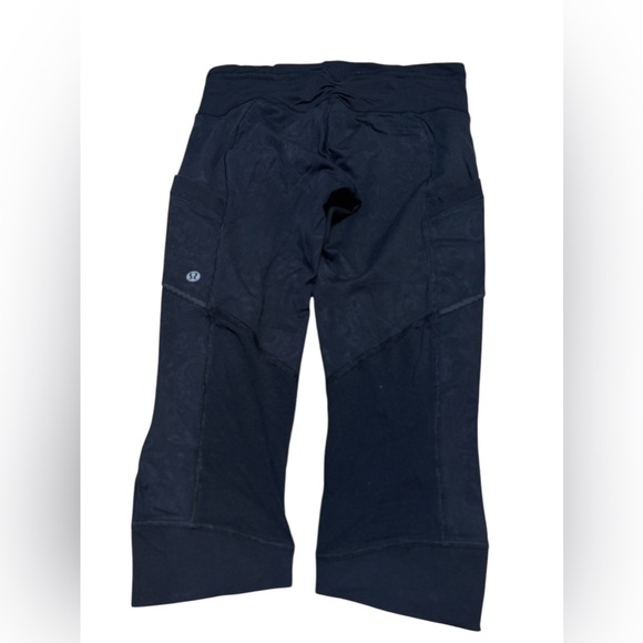 lululemon athletica Pants - LULULEMON Black Capri Size 14” across